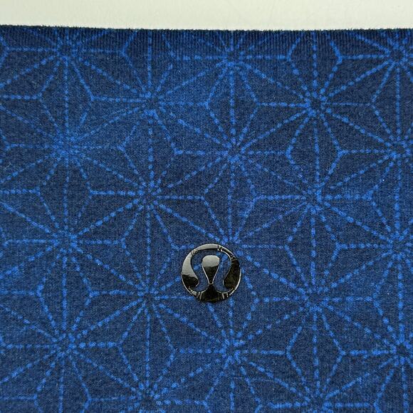 LULULEMON Wunder Under Crop II Full-On Luon 6 Sashico Star Inkwell Rugged Blue - Picture 6 of 6